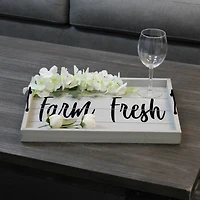 Elegant Designs™ 15.5" Farm Fresh Serving Tray with Handles