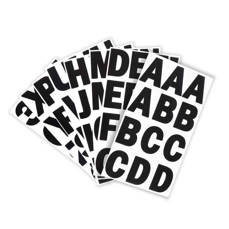 Black Alphabet Stickers by Recollections™
