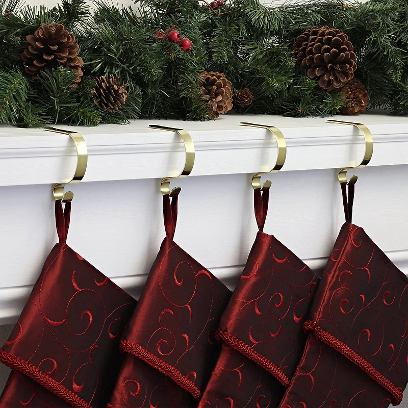 Haute Decor Brass MantleClip Jr., 4ct.