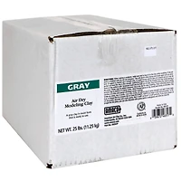 AMACO Gray Air Dry Clay, 25lb.