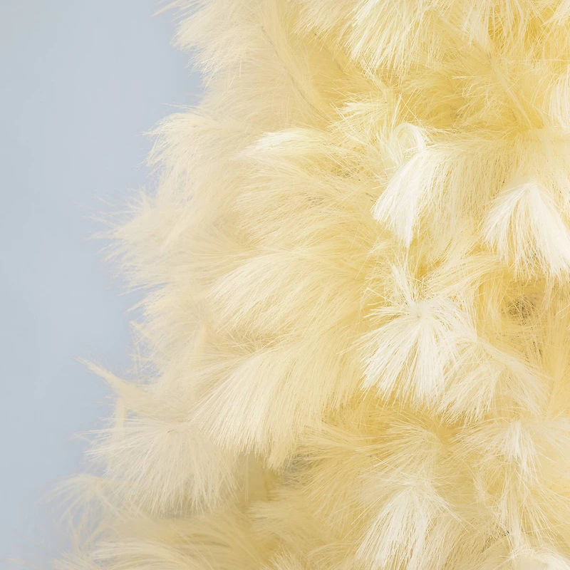 6ft. Unlit Off-White Pampas Grass Artificial Christmas Tree