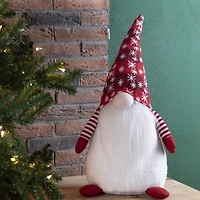 Glitzhome® 24" Red Christmas Gnome Décor Accent