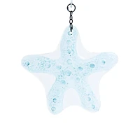 38" Blue Swirl Wind Spinner Metal Seahorse & Starfish Windchime