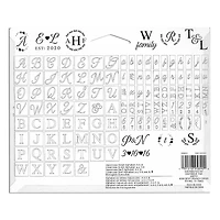 Monogram Stencil Pack by Craft Smart®
