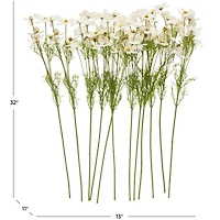 32" White Galsang Artificial Flower Stem, 12ct.