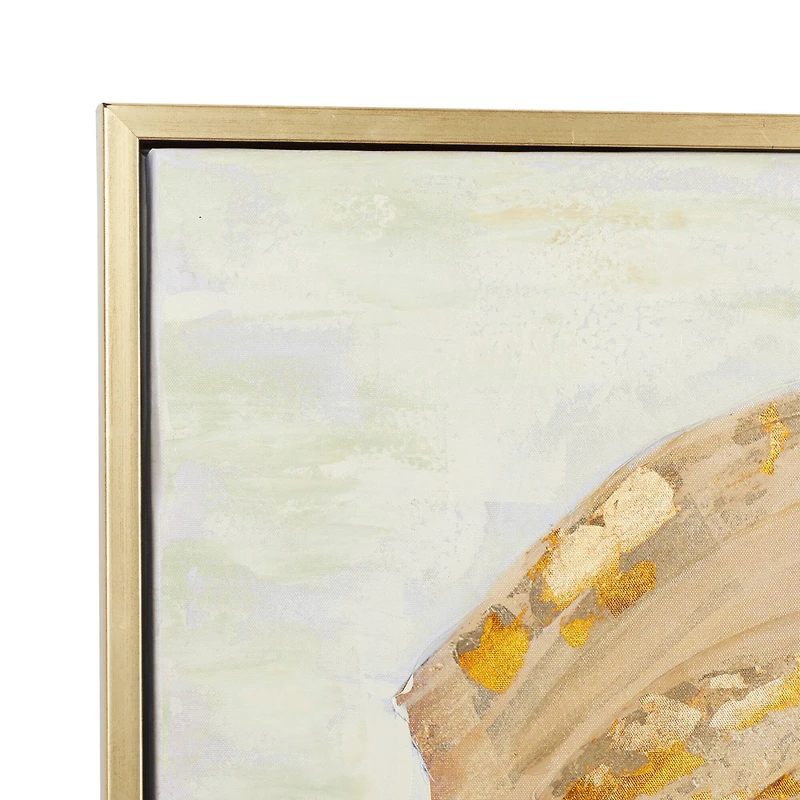 Brown Traditional Elephant Canvas Wall Art, 47" x 47"