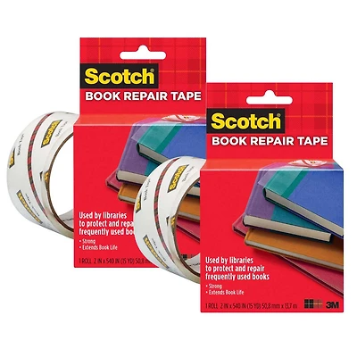 Scotch® Book Tape, 2 Rolls