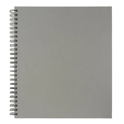 13" x 11.25" Gray Spiral Bound Scrapbook Album by Recollections™