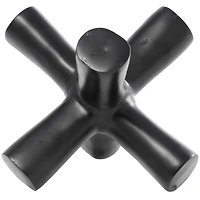 9" Black Aluminum Abstract Jack Sculpture