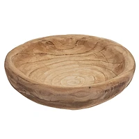 Hello Honey® 19" Paulownia Wood Decorative Bowl