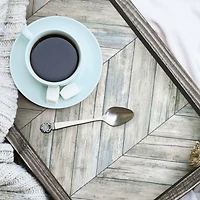 RoomMates Herringbone Wood Boards Peel & Stick Wallpaper