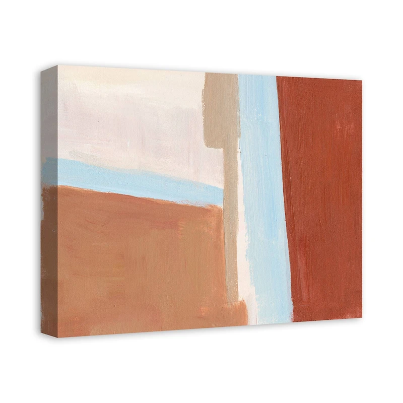 Warm Abstract 20" x 16" Canvas Wall Art