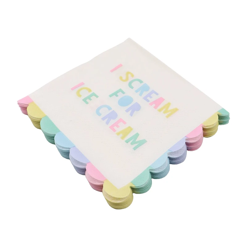 Scream for Ice Cream Paper Beverage Napkins, 20ct. by Celebrate It™