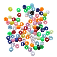 12 Pack: 1lb. Opaque Pony Beads by Creatology™, 4mm x 7mm