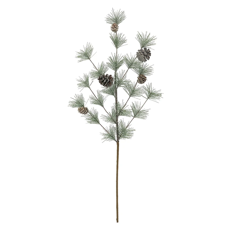 28" Icy Pine & Pinecone Stem by Ashland®
