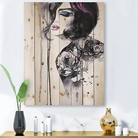 Designart - Painting Female Portrait