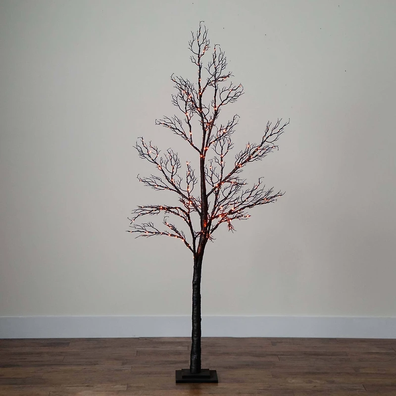 6ft. Pre-Lit Artificial Minimalist Twig Tree