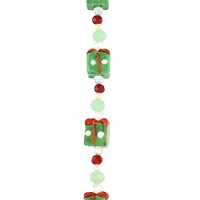 Green Gift Box Lampwork Glass Bead Mix by Bead Landing™