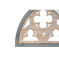 Hello Honey® 27.5'' Silver Wood & Metal Wall Décor