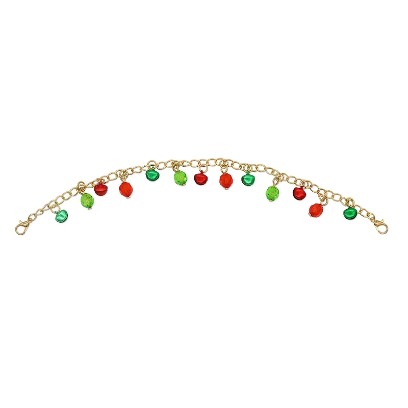 Red & Green Bells Trucker Hat Chain by Celebrate It™