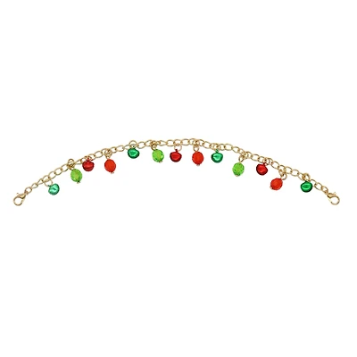 Red & Green Bells Trucker Hat Chain by Celebrate It™