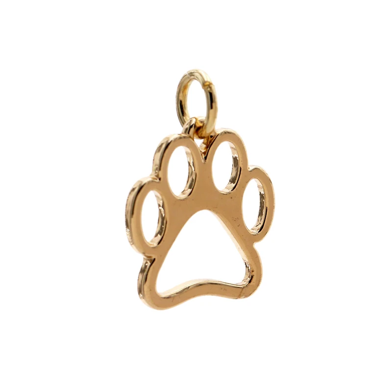 Charmalong™ 14K Gold Plated Paw Charm by Bead Landing™
