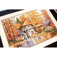 Luca-S Autumn Landscape Counted Cross Stitch Kit