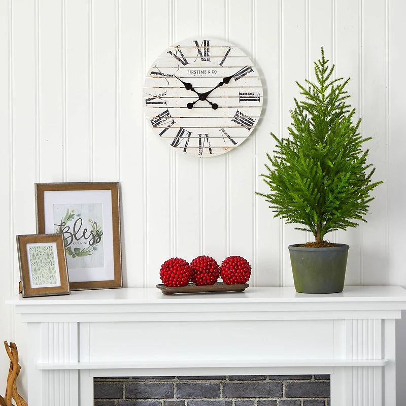 3ft. Unlit Norfolk Island Pine Artificial Potted Christmas Tree