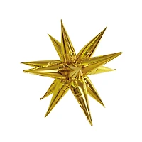 26" Gold Starburst Foil Balloon by Celebrate It™