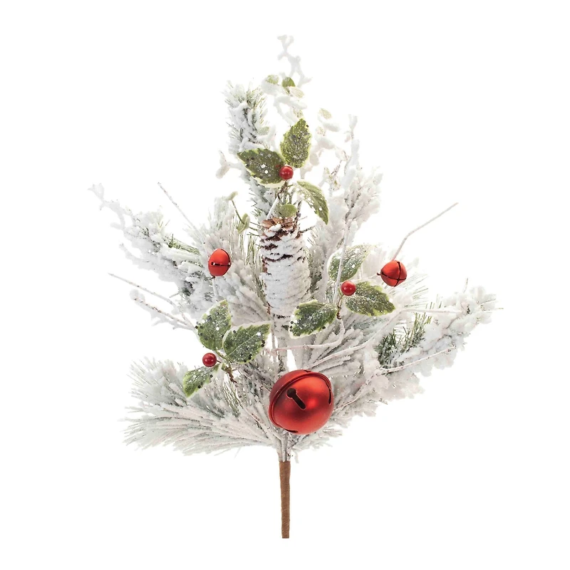 2ft. Flocked Ornament Pine Spray, 2ct.