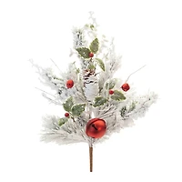 2ft. Flocked Ornament Pine Spray, 2ct.