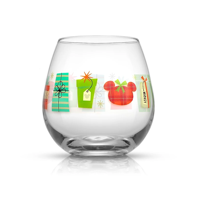 JoyJolt® Disney® 15oz. Mickey Mouse Joy O Joy Stemless Wine Glass, 4ct.