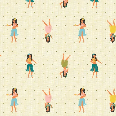 Camelot Fabrics Hula Girls Cotton Fabric