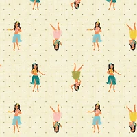 Camelot Fabrics Hula Girls Cotton Fabric