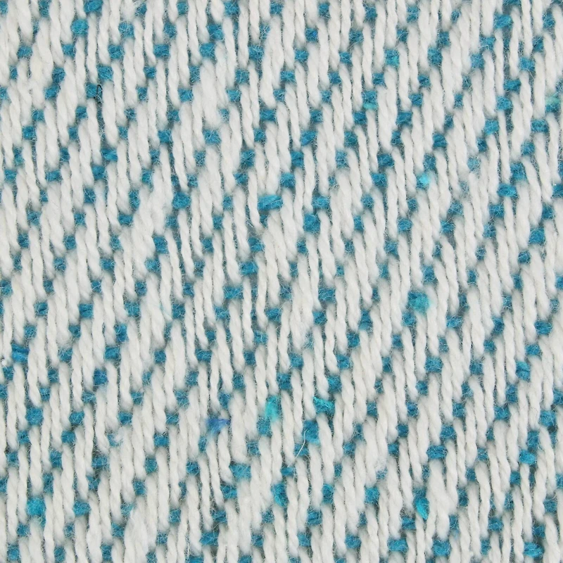 DII® Teal Four Square Woven Throw