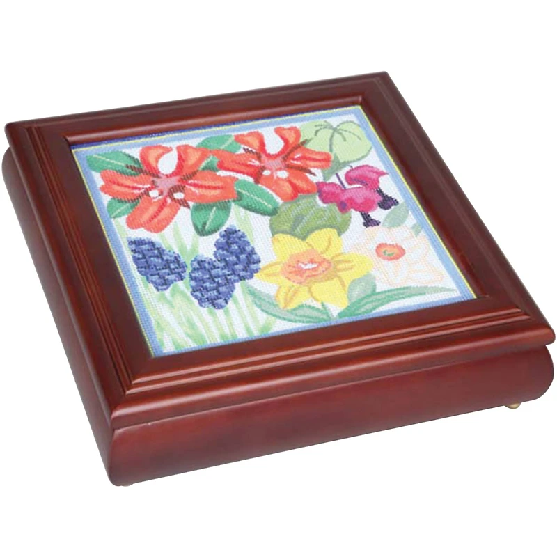 Sudberry House Mahogany Carol's Fancywork Box