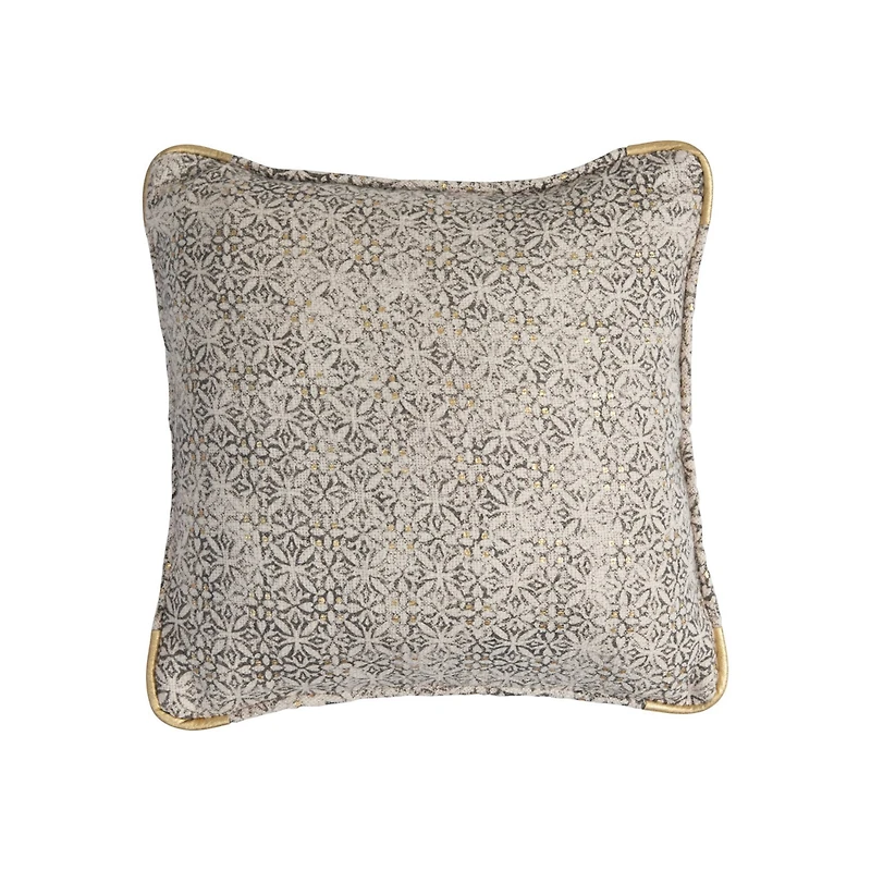 Hello Honey® 18" Square Cotton Distressed Pillow