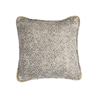 Hello Honey® 18" Square Cotton Distressed Pillow