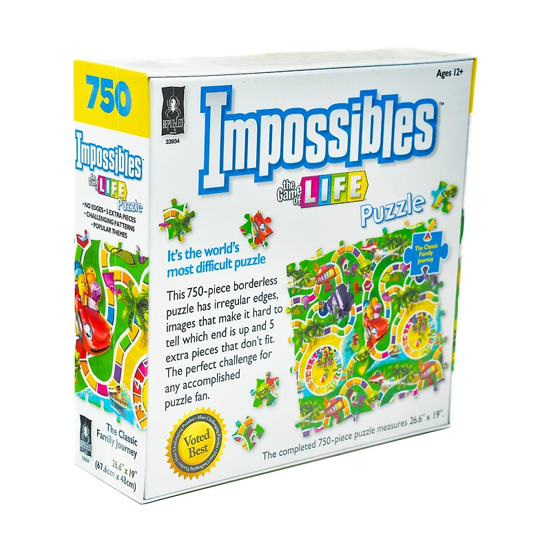 Impossibles Puzzle - Hasbro The Game of Life: 750 Pcs