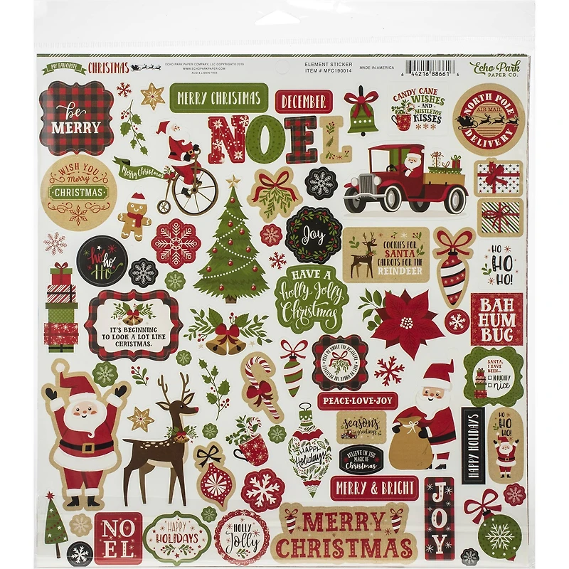Echo Park™ My Favorite Christmas Collection Kit, 12" x 12"