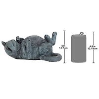 Design Toscano Playful Cat on Back Statue