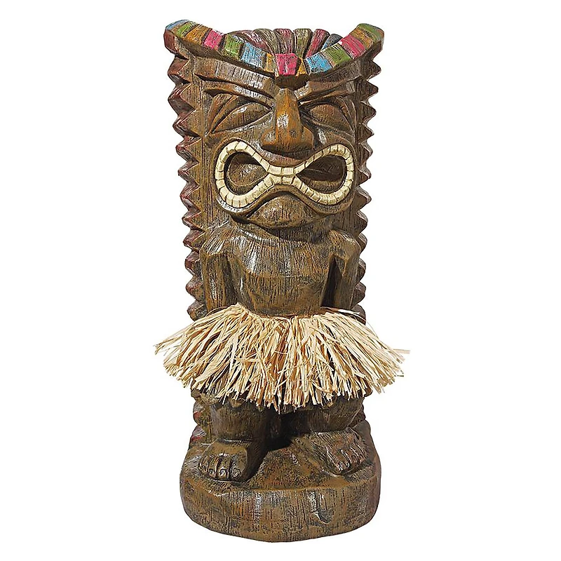 Design Toscano 20" Pau Hana Hawaiian Tiki Totem Statues, 2ct.