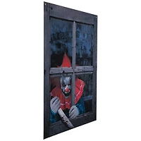 47" Creepy Clown Scary Window Halloween Decoration