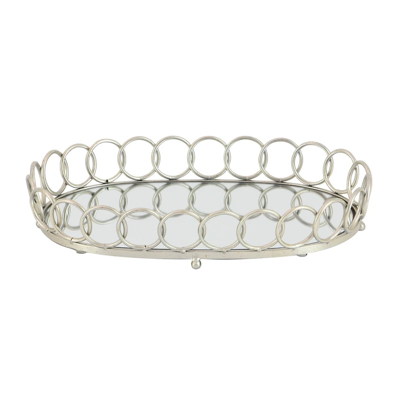 Silver Glam Tray Set