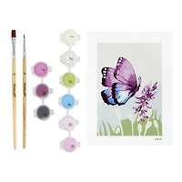 Butterfly & Flower Paint-by-Number Framed Mini Kit by Artist's Loft®