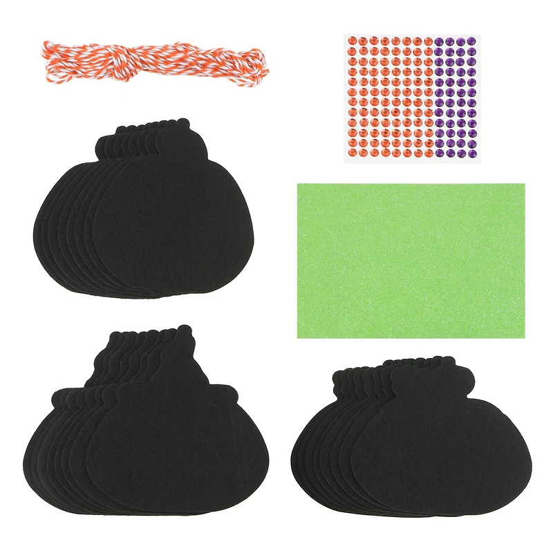 Felt Jack-o'-Lantern Ornament Kit by Creatology™