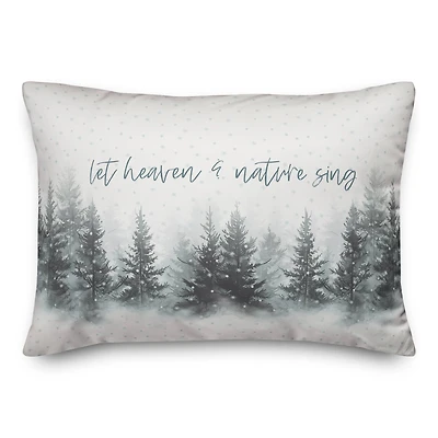 Let Heaven and Nature Sing 20" x 14" Spun Poly Pillow
