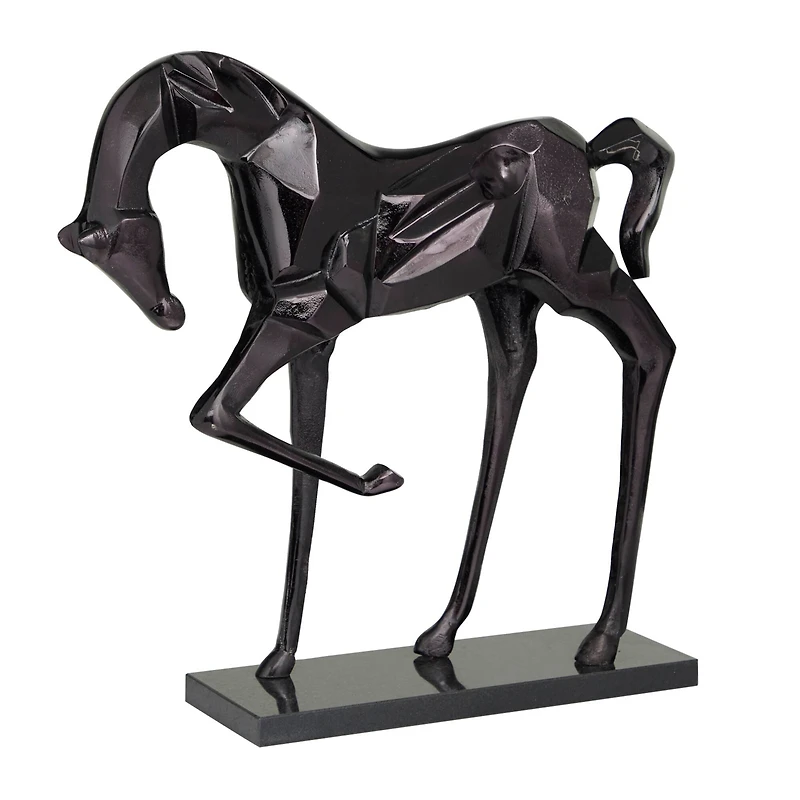 The Novogratz 19" Aluminum Horse Sculpture