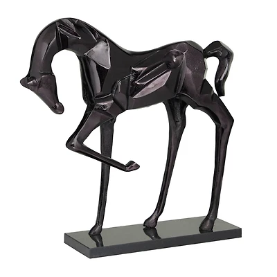 The Novogratz 19" Aluminum Horse Sculpture