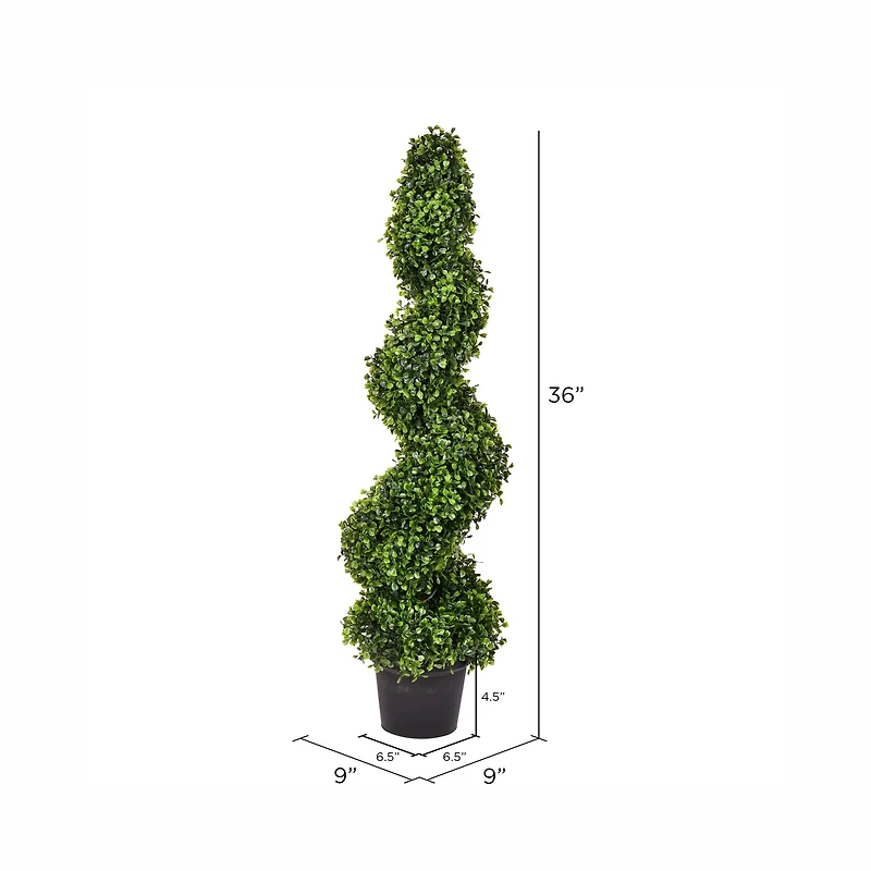 3ft. Potted Boxwood Spiral Tree